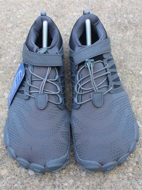 EVGLOW Barefoot Grey Trail Running Shoes Sz 46 (12-12.5)